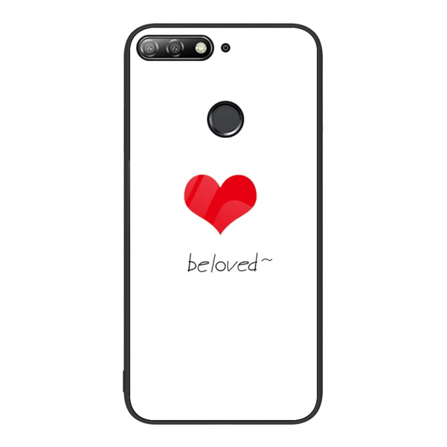 Colorful Painted Glass Phone Case, For Huawei Enjoy 8e