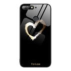 For Huawei Enjoy 8e / Black Love