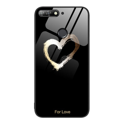 Colorful Painted Glass Phone Case, For Huawei Enjoy 8e