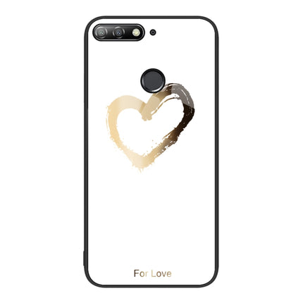 Colorful Painted Glass Phone Case, For Huawei Enjoy 8e