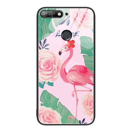 Colorful Painted Glass Phone Case, For Huawei Enjoy 8e