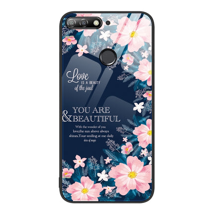 Colorful Painted Glass Phone Case, For Huawei Enjoy 8e
