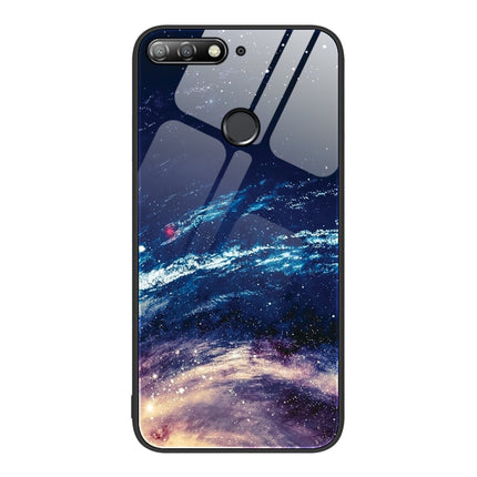 Colorful Painted Glass Phone Case, For Huawei Enjoy 8e