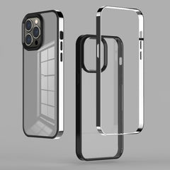 3 in 1 Electroplated Frame Phantom Phone Case, For iPhone 14, For iPhone 14 Plus, For iPhone 14 Pro, For iPhone 14 Pro Max