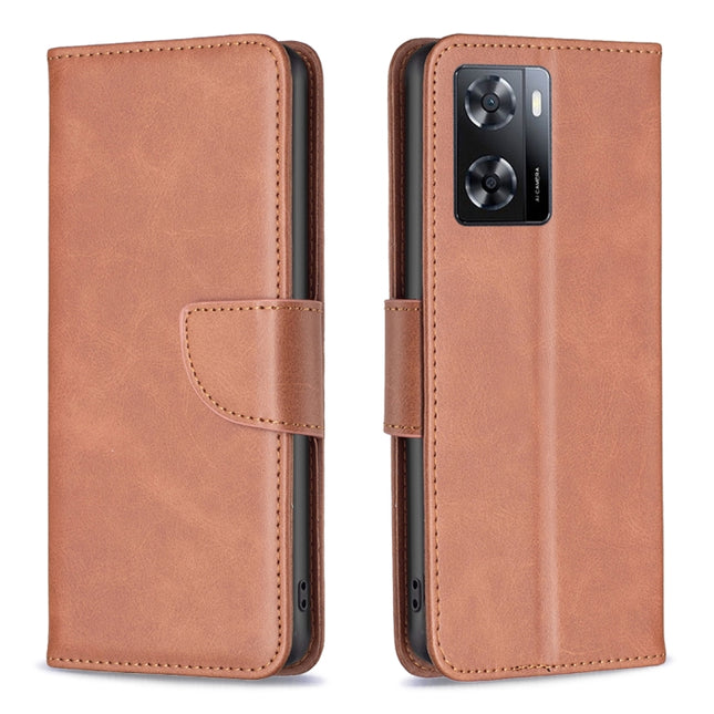 Lambskin Texture Leather Phone Case, For Motorola Moto G42 4G, For Motorola Moto G62, For Nothing Phone 1, For OPPO A57 4G