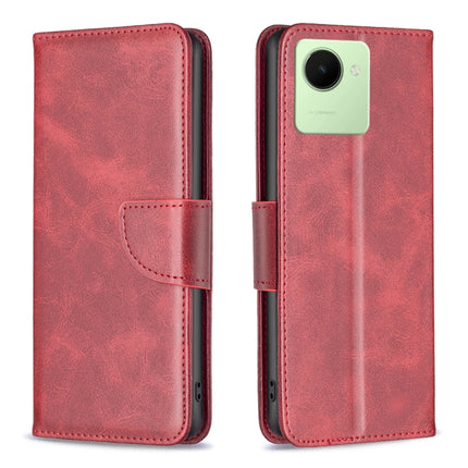 Lambskin Texture Leather Phone Case, For Realme C30