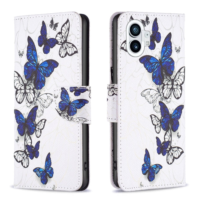 Colored Drawing Leather Phone Case, For Nothing Phone 1