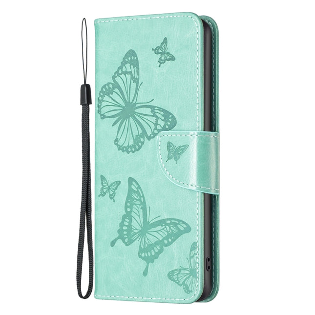 Two Butterflies Embossing Leather Phone Case, For Nothing Phone 1