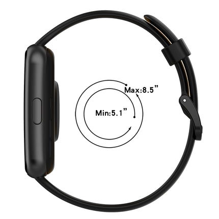For Huawei Watch Fit 2 Two-Color Breathable Silicone Watch Band