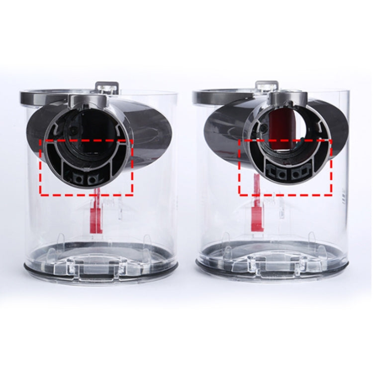 Staubbehälter-Auffangbehälter für Staubsauger, für Dyson V6 A-Port, für Dyson V6 B-Port, für Dyson V7 / V8, für Dyson V10 US-Version, für Dyson V11 HK-Version, für Dyson V11 US-Version