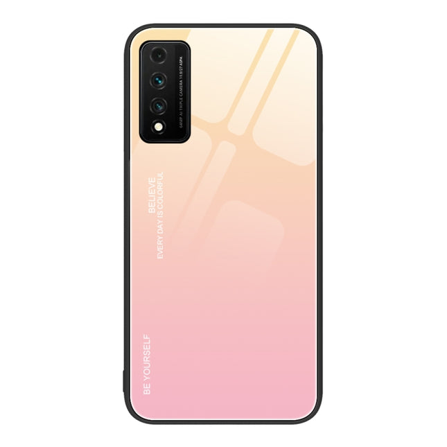 Gradient Color Glass Case, For Huawei Nzone S7 Pro 5G, For Huawei nova 3i, For Huawei nova 8 Pro 5G