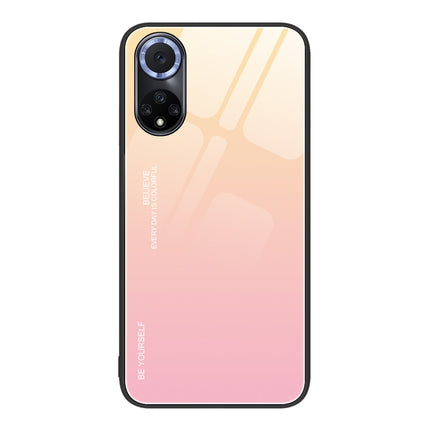 Gradient Color Glass Case, For Huawei nova 8 SE, For Huawei nova 9, For Huawei P30 Pro
