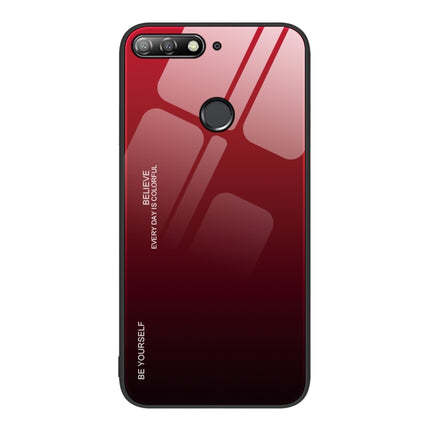 Gradient Color Glass Case, For Huawei Enjoy 8e, For Huawei Enjoy 20 Plus 5G, For Huawei Enjoy 20 SE