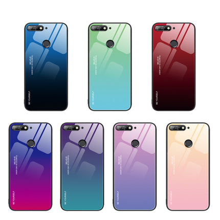 Gradient Color Glass Case, For Huawei Enjoy 8e, For Huawei Enjoy 20 Plus 5G, For Huawei Enjoy 20 SE