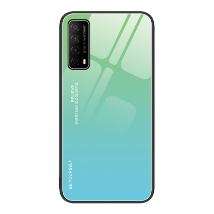 Gradient Color Glass Case, For Huawei Enjoy 8e, For Huawei Enjoy 20 Plus 5G, For Huawei Enjoy 20 SE