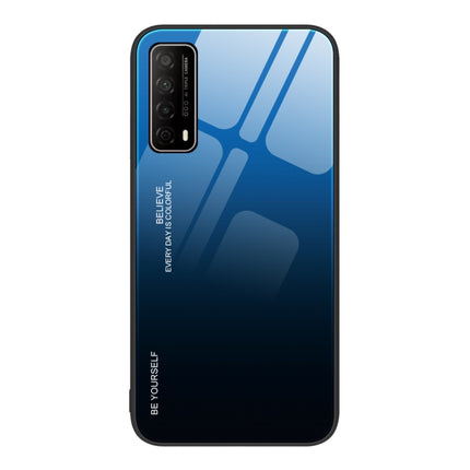 Gradient Color Glass Case, For Huawei Enjoy 8e, For Huawei Enjoy 20 Plus 5G, For Huawei Enjoy 20 SE