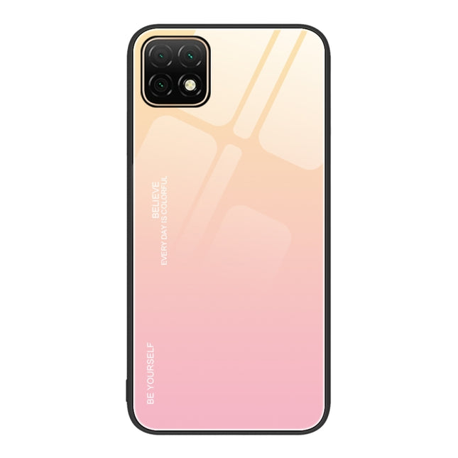 Gradient Color Glass Case, For Huawei Enjoy 20 5G, For Huawei Maimang 6, For Huawei Maimang 7