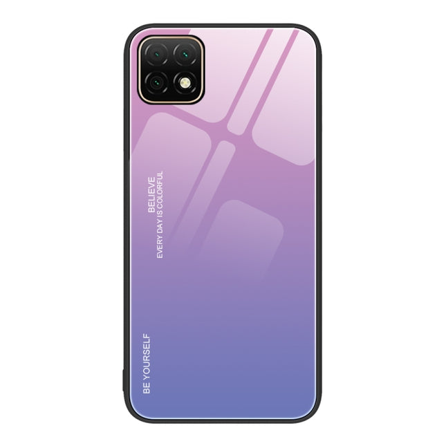 Gradient Color Glass Case, For Huawei Enjoy 20 5G, For Huawei Maimang 6, For Huawei Maimang 7