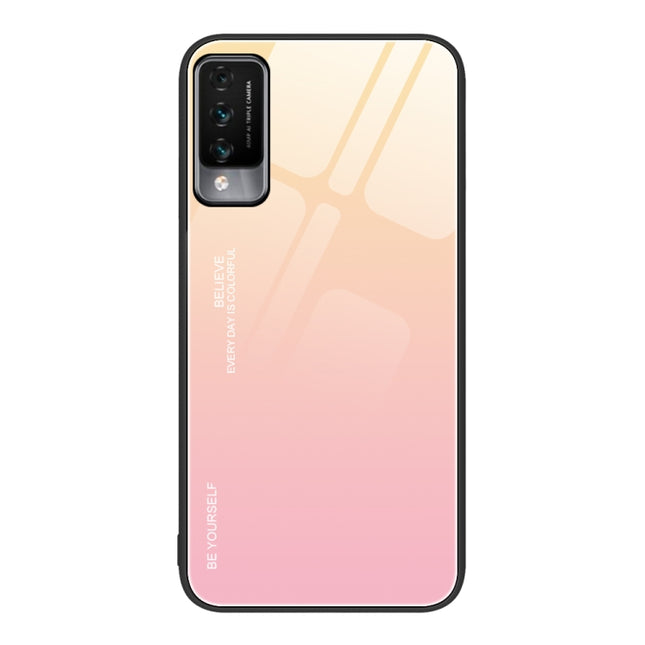 Gradient Color Glass Case, For Huawei Maimang 10