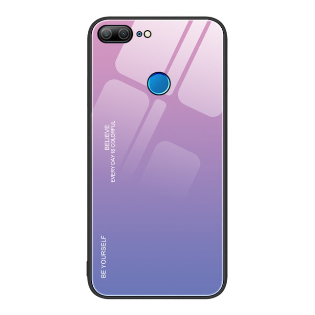 Gradient Color Glass Case, For Honor 9 Lite, For Honor 9X, For Honor 10