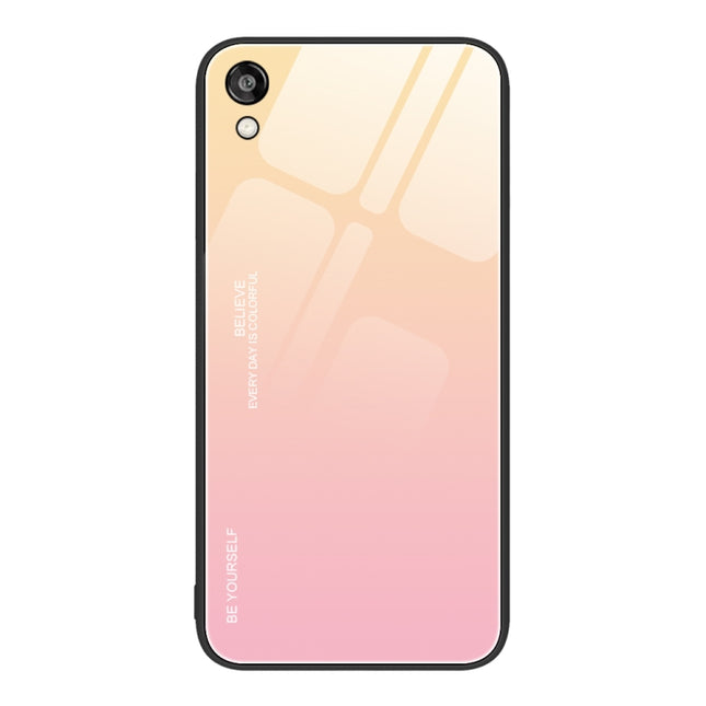 Gradient Color Glass Case, For Honor Play 3e