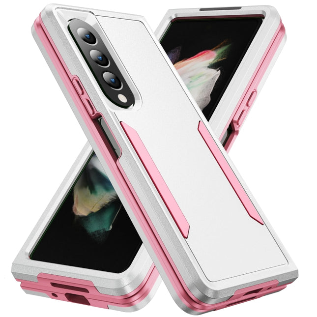 PC + TPU Shockproof All Inclusive Phone Case with Holder, For Samsung Galaxy Z Fold4