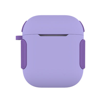 2 in 1 Matte Texture Contrast Color PC + TPU Earphone Case, For AirPods 2 / 1, For AirPods 3