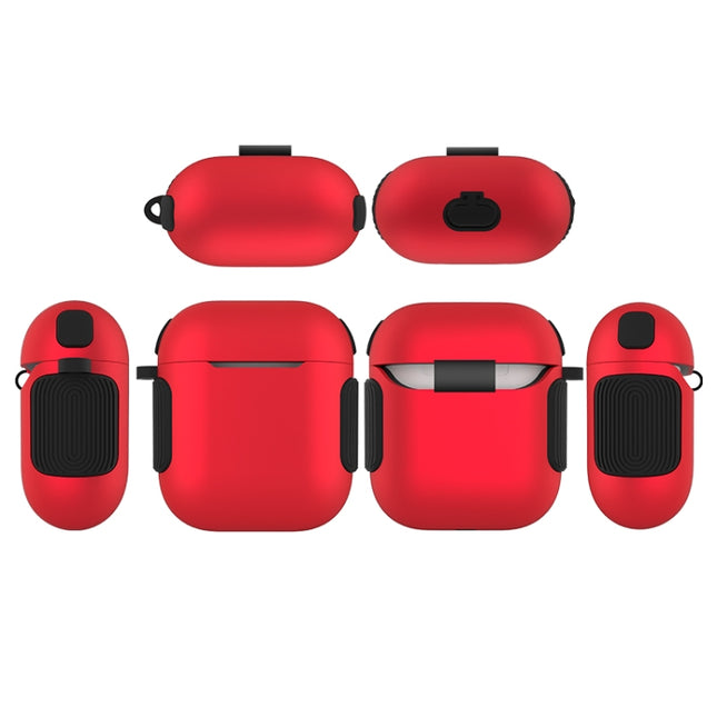 2 in 1 Matte Texture Contrast Color PC + TPU Earphone Case, For AirPods 2 / 1, For AirPods 3