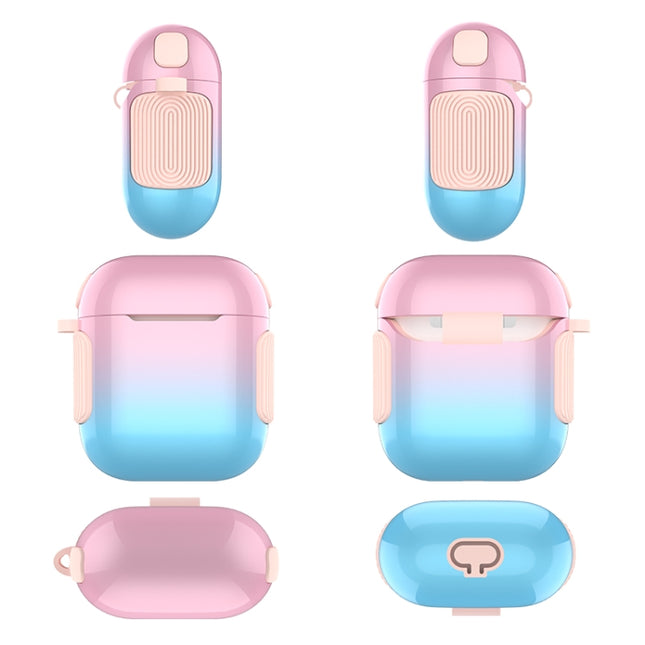 2 in 1 Varnish Colorful PC + TPU Earphone Case, For AirPods 2 / 1, For AirPods 3