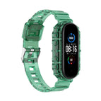 For Xiaomi Mi Band 5/6/7 / Transparent Green