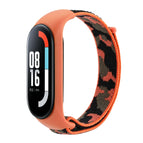 For Xiaomi Mi Band 5/6/7 / Orange Camouflage