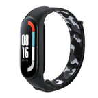 For Xiaomi Mi Band 5/6/7 / Black Camouflage