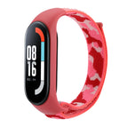 For Xiaomi Mi Band 5/6/7 / Red Camouflage