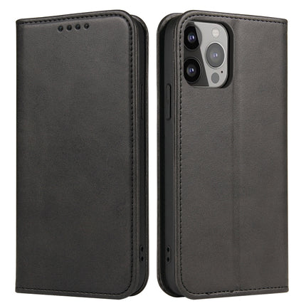 Calf Texture Magnetic Flip Leather Phone Case, For iPhone 14, For iPhone 14 Plus, For iPhone 14 Pro, For iPhone 14 Pro Max