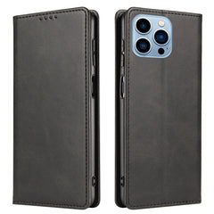 Calf Texture Magnetic Flip Leather Phone Case, For iPhone 14, For iPhone 14 Plus, For iPhone 14 Pro, For iPhone 14 Pro Max