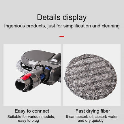 X001 Vacuum Cleaner Electric Mop Cleaning Head with Water Tank, For Dyson V7 -V11 Grey, For Dyson V6