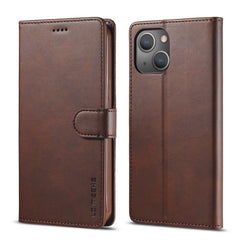 LC.IMEEKE Calf Texture Horizontal Flip Leather Case, For iPhone 14, For iPhone 14 Plus, For iPhone 14 Pro, For iPhone 14 Pro Max