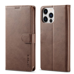 LC.IMEEKE Calf Texture Horizontal Flip Leather Case, For iPhone 14, For iPhone 14 Plus, For iPhone 14 Pro, For iPhone 14 Pro Max