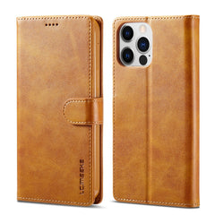 LC.IMEEKE Calf Texture Horizontal Flip Leather Case, For iPhone 14, For iPhone 14 Plus, For iPhone 14 Pro, For iPhone 14 Pro Max