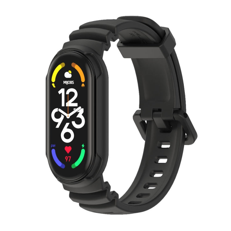 MIJOBS GS Unibody Two-color Watch Band, For Xiaomi Mi Band 7 / 7 NFC