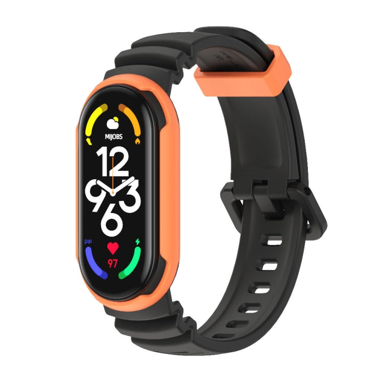 MIJOBS GS Unibody Two-color Watch Band, For Xiaomi Mi Band 7 / 7 NFC