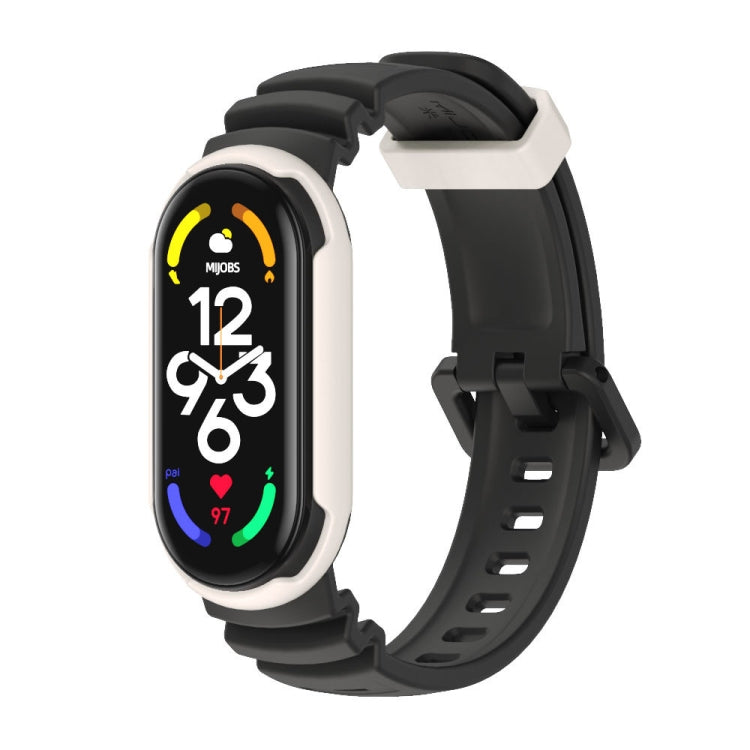 MIJOBS GS Unibody Two-color Watch Band, For Xiaomi Mi Band 7 / 7 NFC