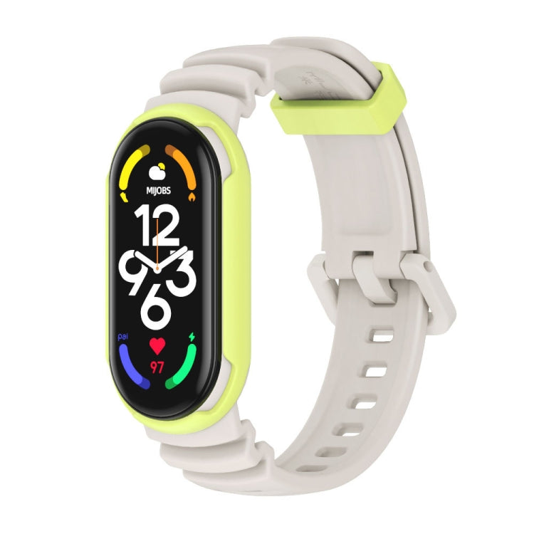 MIJOBS GS Unibody Two-color Watch Band, For Xiaomi Mi Band 7 / 7 NFC