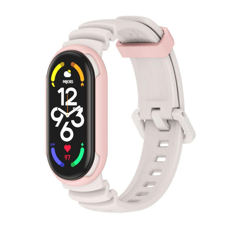 MIJOBS GS Unibody Two-color Watch Band, For Xiaomi Mi Band 7 / 7 NFC