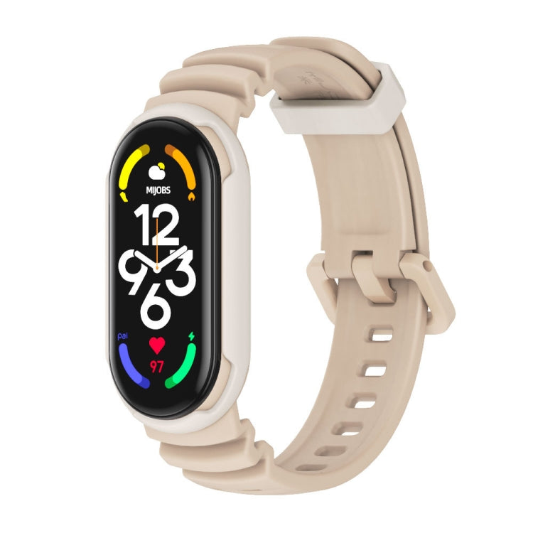 MIJOBS GS Unibody Two-color Watch Band, For Xiaomi Mi Band 7 / 7 NFC
