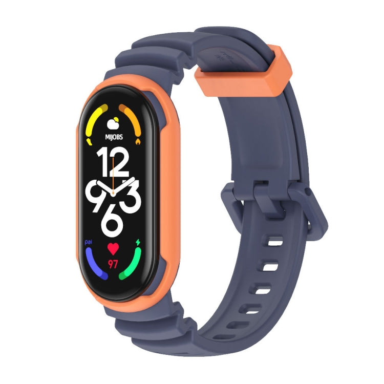 MIJOBS GS Unibody Two-color Watch Band, For Xiaomi Mi Band 7 / 7 NFC