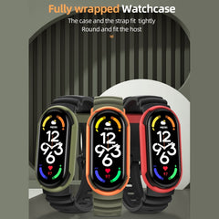 MIJOBS GS Unibody Two-color Watch Band, For Xiaomi Mi Band 7 / 7 NFC