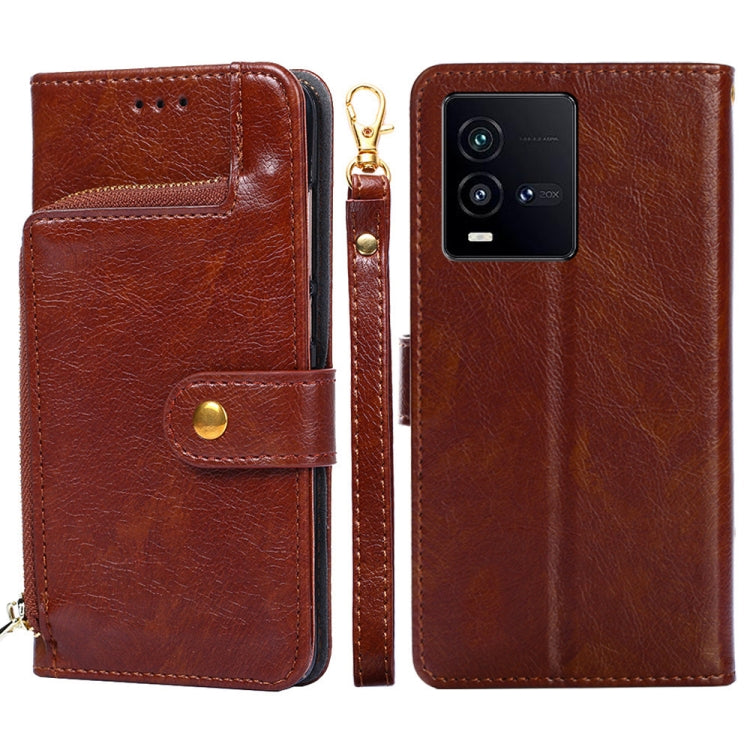 Zipper Bag Leather Phone Case, For vivo iQOO 10, For vivo iQOO 10 Pro 5G, For OnePlus 10T, For Realme C30 4G/Narzo 50i Prime, For Honor X40i