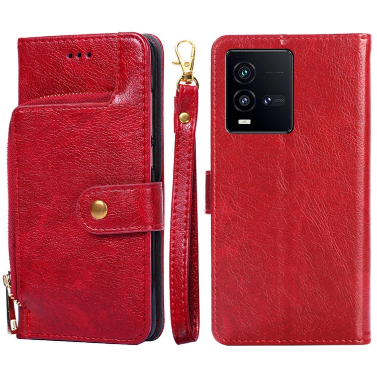 Zipper Bag Leather Phone Case, For vivo iQOO 10, For vivo iQOO 10 Pro 5G, For OnePlus 10T, For Realme C30 4G/Narzo 50i Prime, For Honor X40i