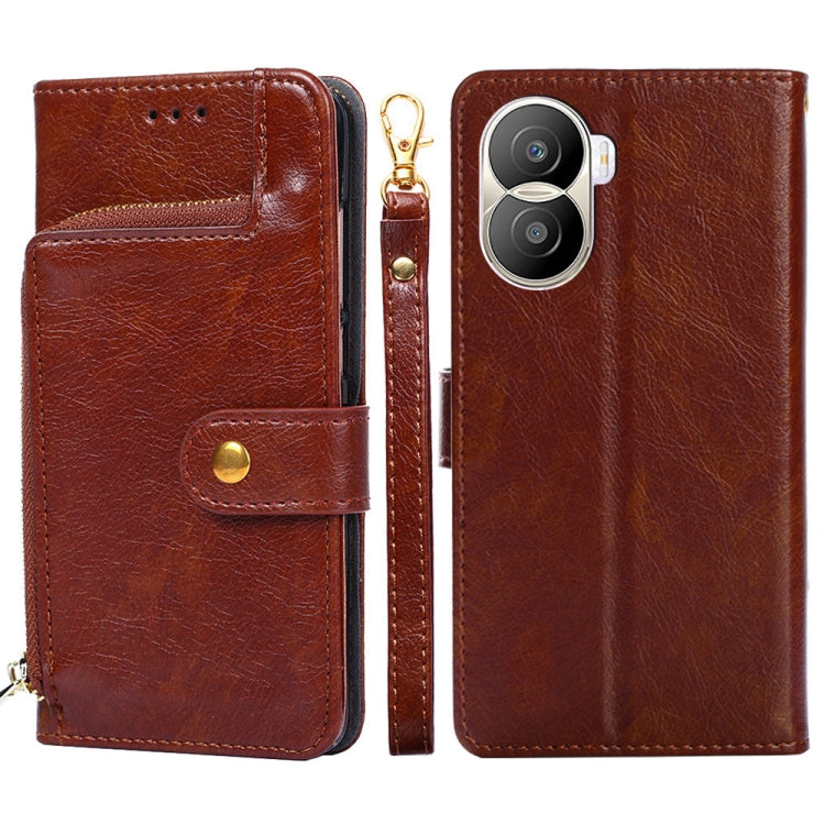 Zipper Bag Leather Phone Case, For vivo iQOO 10, For vivo iQOO 10 Pro 5G, For OnePlus 10T, For Realme C30 4G/Narzo 50i Prime, For Honor X40i